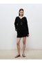 Özmarka New Season Elastic Waist Textured Women's Shorts