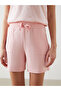 Two Mt Shop Quality Lcw Vision Pink Women's Shorts with Elastic Waist - 3