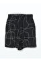 Lcw Elastic Waist Patterned Women's Shorts - 5
