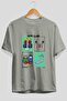 Gym Club Front Printed Oversize T-Shirt Men Women 100% Cotton Crew Neck Tshirt - 2