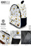 Daisy Patterned Backpack - 3