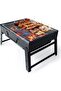 Folding Charcoal Barbecue Grill – Portable Outdoor BBQ Grill