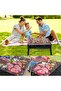 Folding Charcoal Barbecue Grill – Portable Outdoor BBQ Grill - 3