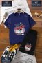 Children's Unisex “Flamingo Stay Fly“ Custom Printed Crew Neck T-Shirt - Shorts Set