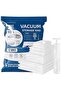 12 Pack Vacuum Storage Bags with Hand Pump – Compression Bags for Clothes, Comforters & Blankets