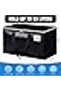 4 Pack XL Collapsible Moving Bags – Heavy Duty Storage Totes with Zippers & Handles (Black) - 2