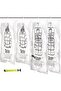 4 Pack Hanging Vacuum Bags with Hangers – Space Saver for Coats, Blankets & Seasonal Clothes