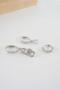 Women's Vip Series Antiallergic Baguette Zircon Stone 3-Piece Earrings - 2
