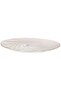 Decorative Glass Serving Platter with Spiral Pattern, Gold Trim, 31 cm Round - 4