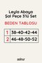 Leyla Abaya (Ferace Dress) Set of 3 with Shawl Veil Gift Navy Blue - 2