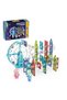 Blocuri de constructie magnetice, 3 ani+, 129 elemente, Multicolor - 3
