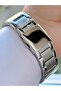 Function Men's Wristwatch Green Dial Metal Cord Dual Time with Calendar - 3