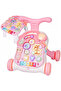 5 in 1 Interactive Stroller, with detachable interactive table, "ISP Musical Stroller", Pink - 3