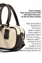 Straw / Brown Shk207 Faux Leather Charm Detailed Zippered Adjustable Strap Hand, Arm and Shoulder Bell - 6