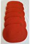Jute Placemat, Table Decor Supla Oval Orange 30X40 Set of 6