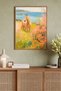 One Piece Wooden Framed Painting Horse Painting Tk0825