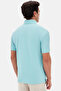 Slim Fit Aqua Pike Textured Polo T-Shirt - 6