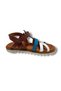 Bağcı 3015-20 Cross Striped Velcro Girls' Sandals - 2