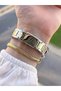 Steel Cord 2 Years Warranty 3 Atm Water Resistant Women Wrist Watch+Bracelet Bfc.03435.06 - 3
