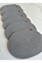 Jute Placemat, Table Decor Supla Oval Gray 30X40 Set of 6 - 4