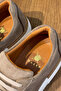 Eva Sole Lace-Up Suede Leather Mink Color Sneaker Shoes - 4
