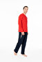 U.S. Polo Assn. Men's Red Pajama Set - 3