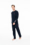 U.S. Polo Assn. Men's Navy Blue Pajama Set - 3