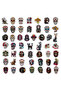 50PCS 50PCS Day Of The Dead Stickers Exquisite Handbooks Materials Phone Cases Laptop Suitcases Wate - 4