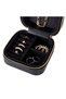 Real Leather Travel Size Jewelry Organizer Box, Jewellery Accessory Case, Earrings Necklace Rings Organizing - 5