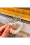 Princess Crown Pearl Star Stone Elastic Elastic Bun Buckle - Girl's Crown Birthday Buckle - 3