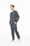 U.S. Polo Assn. Men's Navy Blue Pajama Set - 3