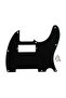 FLEOR Black 3ply 8 Holes TL Guitar Pickguard Mini Humbucker Route With Screws