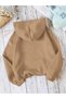 Brown Unisex Women/Men Soru Colorful Custom Printed Cotton Oversize Hoodie - 2