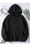 Black Unisex Men/Women Justdoit Colorful Custom Printed Oversize Hoodie - 2