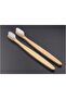 Ba&Der 2 Pack 100% Natural Bamboo Toothbrush (Adult White Medium 2 Pack) - 3