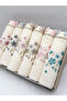 6-Piece Flower Earring Embroidered Colorful Boxed Dowry 50X90 Hand Face Towel Set - 2
