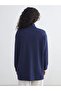Lcw Modest Stand Collar Oversize Women's Sweatshirt Tunic (W5) - 4