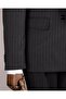Italian Style Slim Fit Double Breasted Jacket Pants Suit Anthracite T14464 - 5