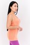 Women Sportswear Fit Sleeveless Running Tank Top, Orange - 2