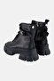 Women Tanker-L Lace Up Ankle Boots, Black - 2