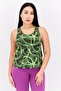Women Dri Fit Sleeveless Running Top, Lime Green