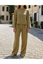 Khaki Marisol Blouse Pants Suit - 8760 - 2