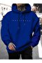 Unisex Hooded Printed Oversized Sweatshirt