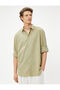 Classic Collar Shirt Buttoned Long Sleeve Cotton - 3