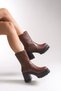 Voranethis Women's Boots 0012635 Brown Skin - 3