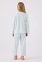 Girls' Thermal Ribbed Long-Sleeved Pajamas Suit Warm Winter Suit - 5