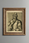 Selahaddin Eyyubi - Vintage Patterned Frame