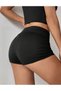 Wide Straps Crop High Waist Side Gathered Leggings Suit - 4