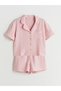 Peak New Season Shirt Collar Muslin Women's Shorts Pajama Set - 5