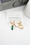 Women's Vip Series Zircon Stone Eye Figured Set of 3 Earrings - 2